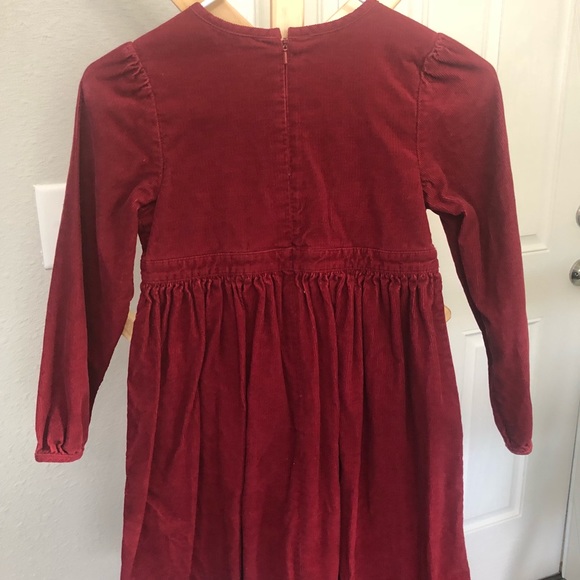 Burgundy corduroy holiday dress. Gymboree size 9. - Picture 3 of 3